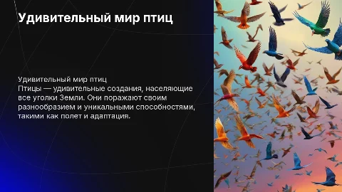 Мир птиц