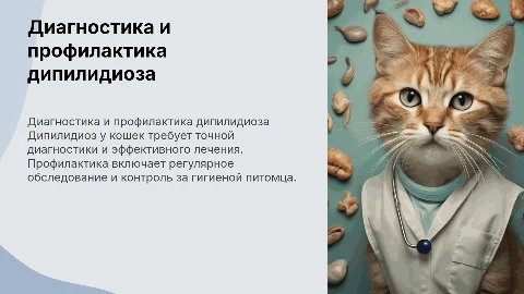 Методики диагностики и лечения дипилидиоза у кошек