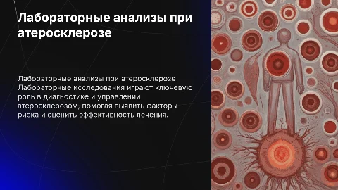 лабораторные исследование при атеросклерозе