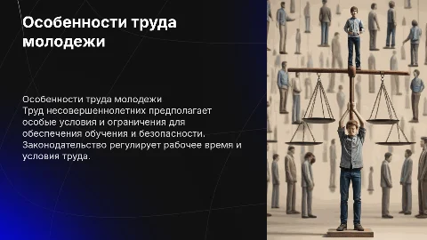 Презентации о труде лиц, не достигших 18 лет