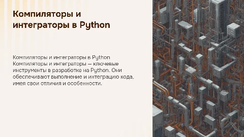 Компиляторы и интерпретаторы в Python: отличие и особенности