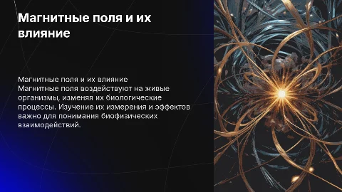 Магнитные поля и их влияние на живые организмы