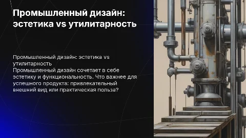 Промышленный дизайн: эстетика или утилитарность?