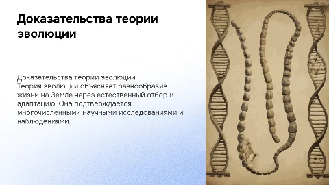 Доказательство эволюции