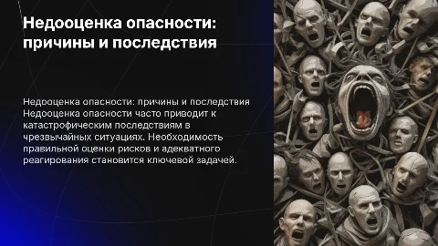 Недооценка опасности в чрезвычайных ситуациях: причины и последствия