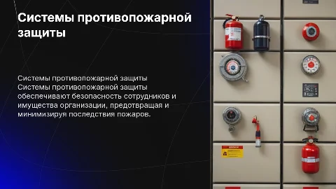 Общие сведения о системах противопожарной защиты