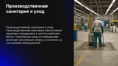 Производственная санитария: задачи и уход за помещением