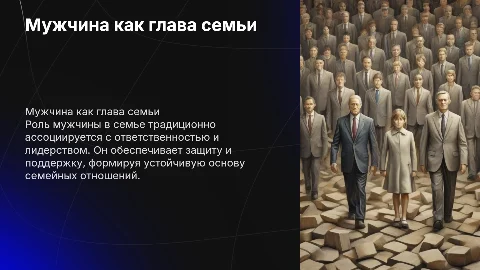 Мужчина – хозяин в семье