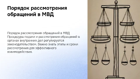 Порядок предъявления и рассмотрения обращений в МВД