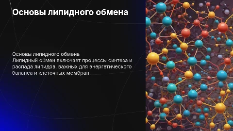 Липидный обмен