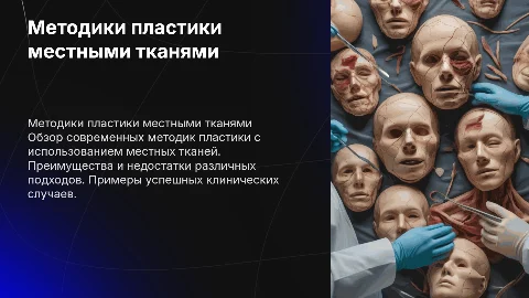 методики пластики местными тканями