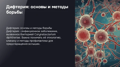 Дифтерия: этиология, патогенез, диагностика и лечение