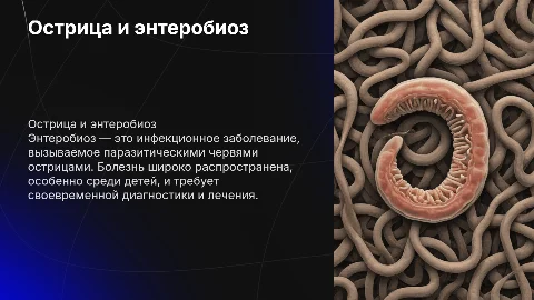 Острица и энтеробиоз