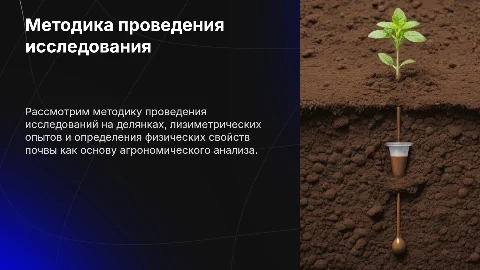 Презентация: Методика проведения исследования: опыты и физические