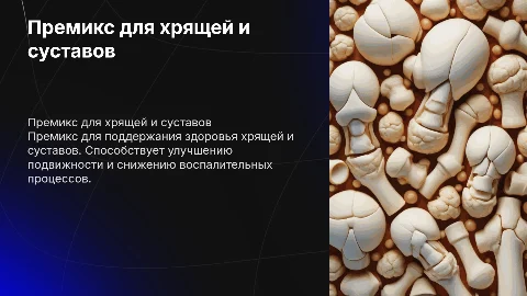 премикс для хрящей и суставов