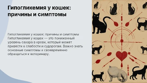 гипогликемия кошек