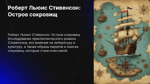 Зарубежная литература роберт льюис стивенсон остров сокровищ