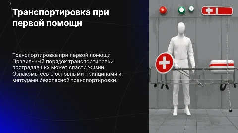 порядок транспортировки при оказании первой помощи пострадавшему