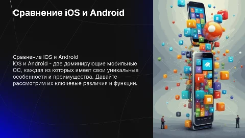 Сравнение мобильных операционных систем ios и android