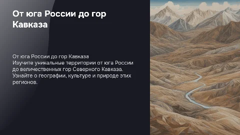 Презентация на квиз плиз: Узнай территорию от Юга России