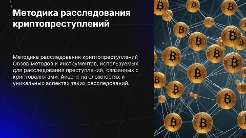 Методика расследования криптопреступлений: ключевые аспекты
