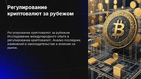 Регулирование криптовалют за рубежом: последние события и тренды