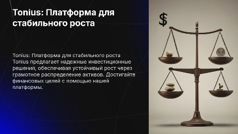 Tonius - Инвестиционная платформа для стабильного роста