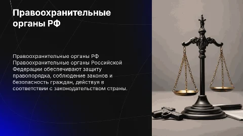 правоохранительные органы российской федерации