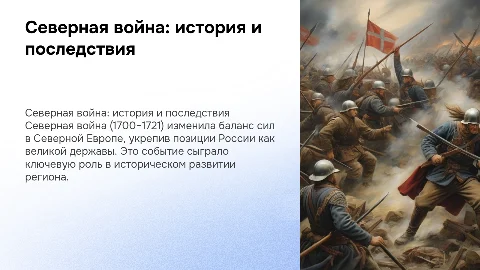 Северная война - историческое событие