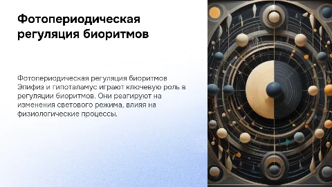 Фотопериодическая регуляция биоритмов и роль эпифиза