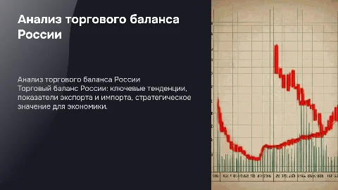 Анализ и оценка торгового баланса в России