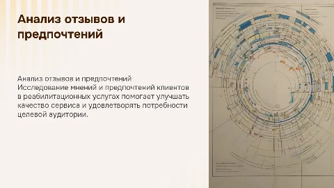 Анализ отзывов и предпочтений целевой аудитории в реабилитации