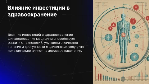 Влияние финансирования в медицину и здравоохранение