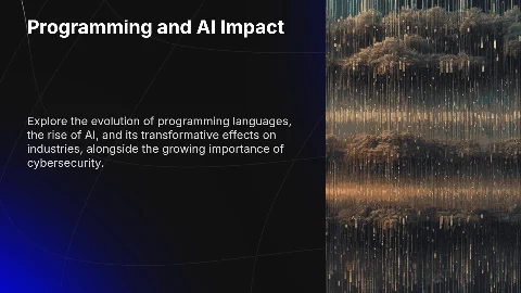 Презентация: Impact of Programming Languages and AI on Industries