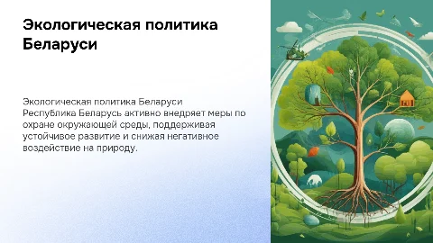 Экологическая политика Республики Беларусь