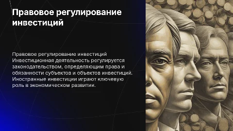 Правовое регулирование иностранных инвестиций и их субъекты