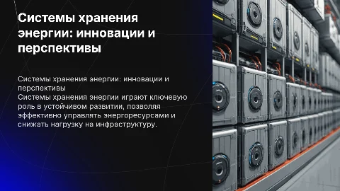 Системы хранения энергии