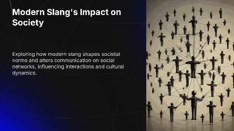 Презентация: Modern Slang's Influence on Society and Communication