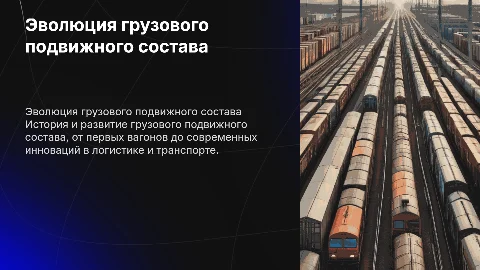 Эволюция грузового подвижного состава