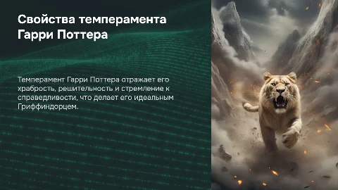 Свойства темперамента Гарри Поттера