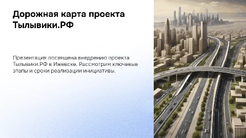 Дорожная карта по реализации проекта Тылывики.РФ в Ижевске
