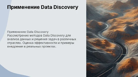 Презентация по Data Discovery для защиты выпускной работы
