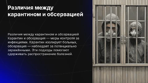 Отличие карантина от обсервации