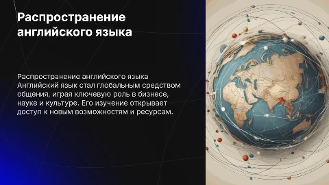 Распространение английского языка в мире