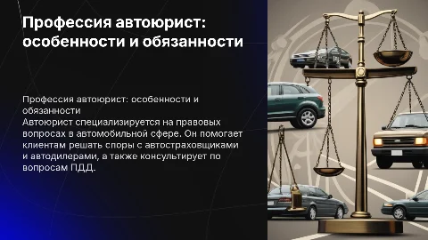 Профессия автоюрист: преимущества и недостатки