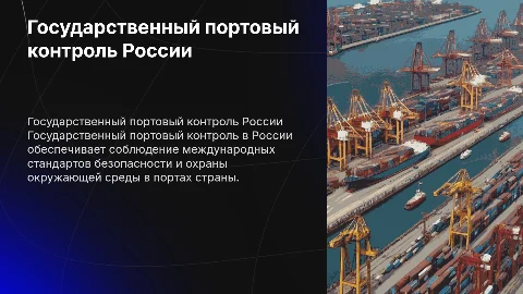 Государственный портовый контроль России