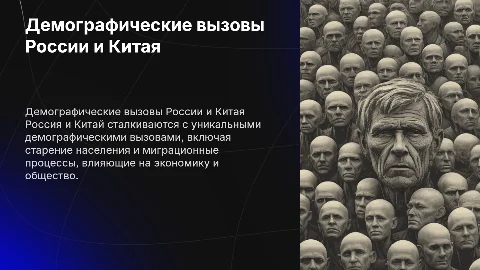 Демографические проблемы в России и Китае