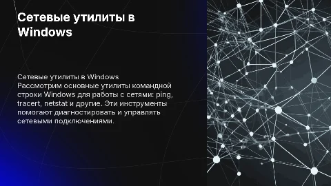 сетевые утилиты командной строки Windows