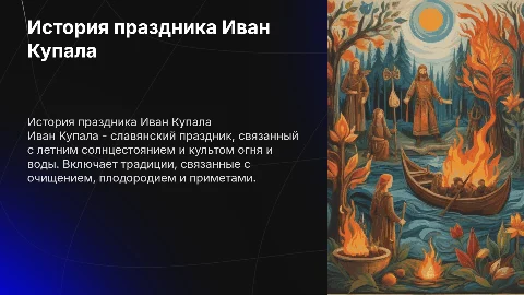 История праздника Иван купала