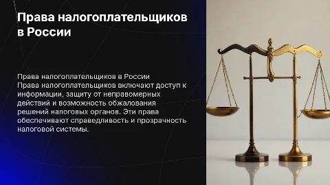 права налогоплательщиков